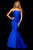 Sherri Hill - 52390 Vibrant Mikado Strapless Mermaid Dress In Blue