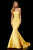 Sherri Hill - 52390 Vibrant Mikado Strapless Mermaid Dress In Yellow