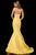 Sherri Hill - 52390 Vibrant Mikado Strapless Mermaid Dress In Yellow