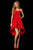 Sherri Hill - 52400 Beaded Lace Strapless A-line Dress In Red