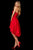 Sherri Hill - 52400 Beaded Lace Strapless A-line Dress In Red