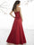 Damas - 52420 Strapless Pleated A-line Dress With Lace Up Back