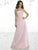 Damas - 52420 Strapless Pleated A-line Dress With Lace Up Back