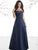 Damas - 52420 Strapless Pleated A-line Dress With Lace Up Back