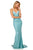 Sherri Hill - 52449 Sweetheart Neck Beaded Dress In Blue