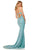 Sherri Hill - 52449 Sweetheart Neck Beaded Dress In Blue