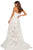 Sherri Hill - 52477 A Line Applique Dress In White