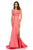 Sherri Hill - 52493 Two Piece Lace Crop Top Mermaid Dress In Pink