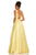 Sherri Hill - 52502 Sherri Hill Taffeta A Line Dress 52502 In Yellow