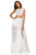 Sherri Hill - 52519 Cap Sleeves Beaded Two-Piece In White