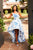 Sherri Hill - 52530 Single Shoulder A Line Dress In White and Blue