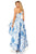 Sherri Hill - 52530 Single Shoulder A Line Dress In White and Blue