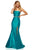 Sherri Hill - 52541 Mikado Strapless Fitted Dress With Beaded Belt In Green