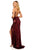 Sherri Hill - 52558 Allover Sequin Scoop Fitted Dress In Red