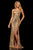 Sherri Hill - 52558 Allover Sequin Scoop Fitted Dress In Gold