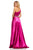 Sherri Hill - 52565 Silk Satin One Shoulder A Line Dress In Pink