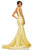 Sherri Hill - 52576 V-Neck Beaded Dress In Yellow