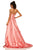 Sherri Hill - 52581 Full Figured Applique Ruffled Slit Dress In Pink