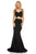 Sherri Hill - 52633 Two Piece Sweetheart Trumpet Dress In Black