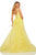 Sherri Hill - 52638 Square Full Figured Dress In Yellow