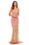 Sherri Hill - 52655 Sweetheart Laced Long Dress In Pink
