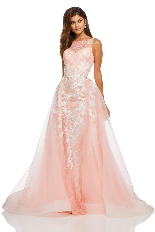 Sherri Hill - 52660 High Neckline Lace Dress