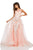 Sherri Hill - 52660 High Neckline Lace Dress In Pink
