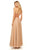 Sherri Hill - 52662 Embroidered Halter Neck Long Gown In Neutral and Pink