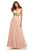 Sherri Hill - 52670 V-Neck Tulle A-line Dress In Pink