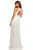 Sherri Hill - 52687 Halter Neck A-line Long Dress In White