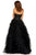Sherri Hill - 52690 Strapless Straight Neck Ruffled Tulle Ballgown In Black
