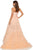 Sherri Hill - 52693 Strapless Ruffle Fringed Tulle Ball Gown In Pink