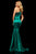 Sherri Hill - 52700 Single Shoulder Fitted Trumpet Dress In Green