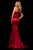 Sherri Hill - 52700 Single Shoulder Fitted Trumpet Dress In Red