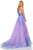 Sherri Hill - 52704 Ombre Halter Long A-line Dress In Blue and Purple