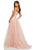 Sherri Hill - 52709 Strapless Satin Bodice Buckled A-Line Gown