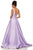 Sherri Hill - 52726 V-Neck Beaded Mikado Long Dress In Purple