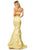Sherri Hill - 52731 Yellow Long Dress In Yellow