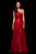 Sherri Hill - 52750 One Shoulder Charmeuse Long A Line Dress In Red