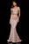 Sherri Hill - 52757 Two-Piece Off Shoulder Long Fitted Dress In Pink