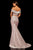 Sherri Hill - 52757 Two-Piece Off Shoulder Long Fitted Dress In Pink