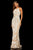 Sherri Hill - 52778 Halter Fitted Lace Dress In White and Neutral