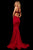 Sherri Hill - 52793 Sexy Long Mermaid Dress In Red
