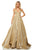 Sherri Hill - 52832 Sweetheart Long Gold Dress In Gold