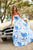 Sherri Hill - 52864 Strapless Printed Ball Gown In White and Blue