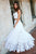 Sherri Hill - 52928 Crochet Long Ivory Dress In White