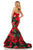 Sherri Hill - 52930 Red Mermaid Dress In Red and Black