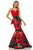 Sherri Hill - 52930 Red Mermaid Dress In Red and Black