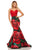 Sherri Hill - 52930 Red Mermaid Dress In Red and Black