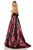 Sherri Hill - 52931 Sweetheart Long A Line Dress In Black and Pink